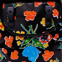 Cykeltaske Flower Power med skulderrem