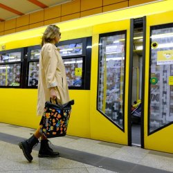 Cykeltaske Flower Power med skulderrem