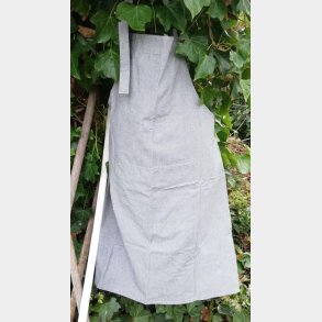 Forklde i stof ensfarvet gr