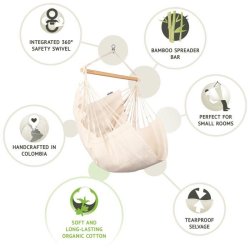 Habana kologisk Single Hngestol Latte