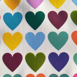 Hjerte voksdug med krlighed