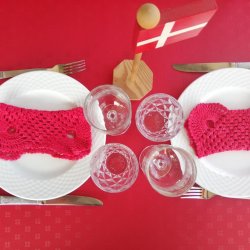 Tekstildug Rd Fdselsdag