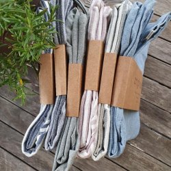 Forklde i stof ensfarvet cowboybl