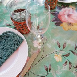 Grn Voksdug Gunhilde