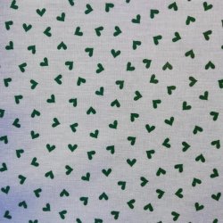 Voksdug Grn Hjerte Emerald 140 cm