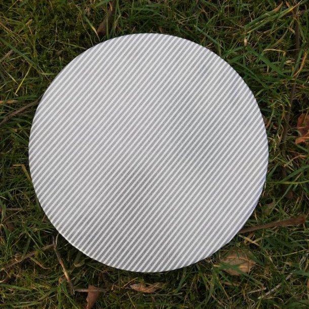 Rund Voksdug Elastik Au Maison Gr Strib 140 cm