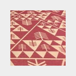 Rund Tekstildug 85 cm Guldtrer