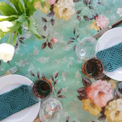 Grn Voksdug Gunhilde