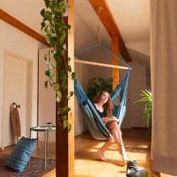 Habana kologisk Medium Hngestol Blue Zebra