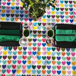 Hjerte voksdug med krlighed