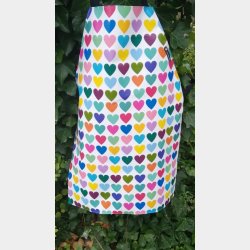 Forklde hjerter i voksdug