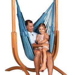 St med trstativ Udine og Hngestol Blue Zebra