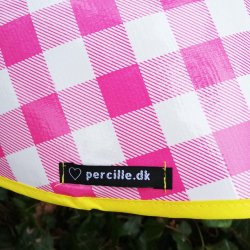 Rund voksdug 120 cm Storternet pink