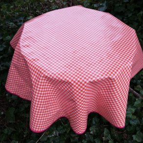 Rund voksdug 120 cm OrangeTern