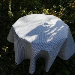 Rund voksdug 140 cm Pepitatern Bl