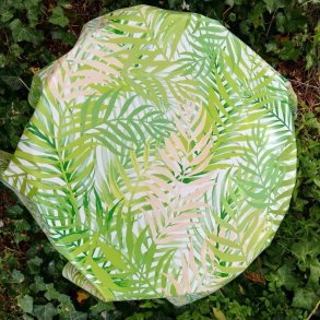 Rund voksdug 140 cm Palmeblade