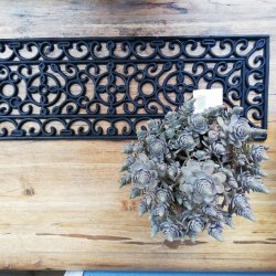 Firkantet aflang gummimtte 74 x 25 cm