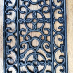 Firkantet aflang gummimtte 74 x 25 cm