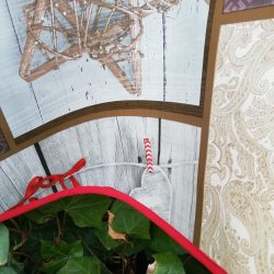 Rund julevoksdug 139 cm Julemnster