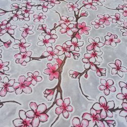 Rund voksdug 120 cm Cherry Blossom