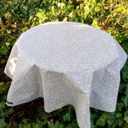 Rund tekstildug 139 cm Gr Bobler