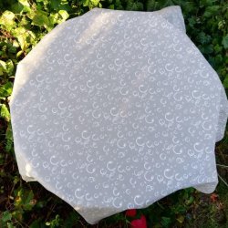 Rund tekstildug 139 cm Gr Bobler