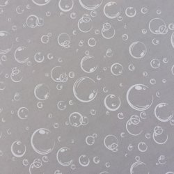 Rund tekstildug 139 cm Gr Bobler