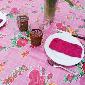 Rosendal Pink Voksdug