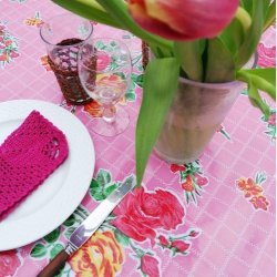 Rosendal Pink Voksdug