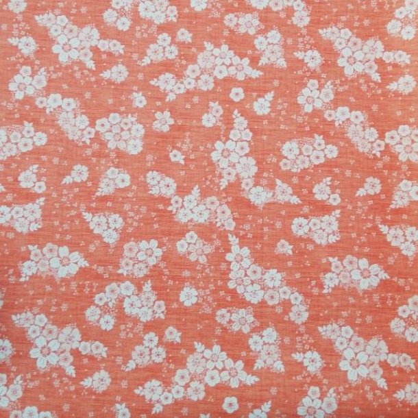 Rund voksdug med Elastik Orange Trine 139 cm