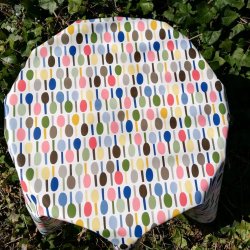 Rund voksdug 140 cm Multifarvet Spoon