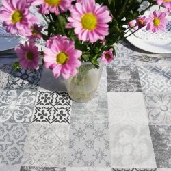 Rund tekstildug med Elastik Castillo 135 cm