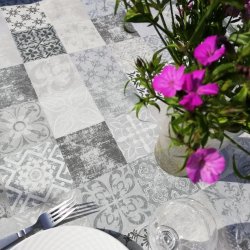 Rund tekstildug med Elastik Castillo 135 cm