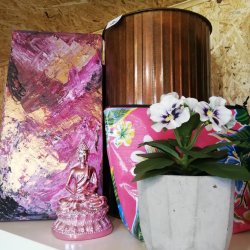 Omfavnelse Maleri 20 x 40 cm