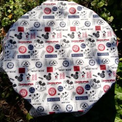 Rund tekstildug 139 cm Mikey Mouse Retro
