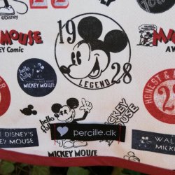 Rund tekstildug 139 cm Mikey Mouse Retro