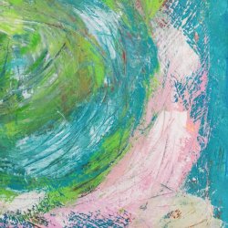 Jordkloden Maleri 60 x 60 cm