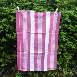 Solwang Viskestykke Rd/Creme 