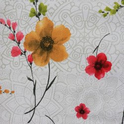 Rund Voksdug med Elastik Asta 139 cm