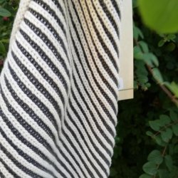 Ribstrikket Hndklde i NaturGr