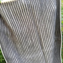 Ribstrikket Hndklde i NaturGr