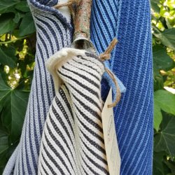 Ribstrikket Hndklde i NaturGr