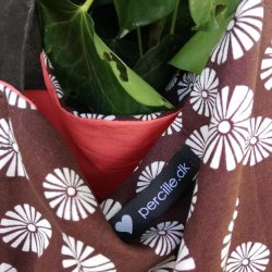 Taske Maja Brun med Blomst