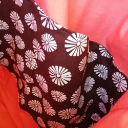 Taske Maja Brun med Blomst