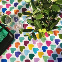 Hjerte voksdug med krlighed