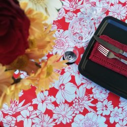 Aleta voksdug med blomster