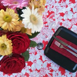 Aleta voksdug med blomster