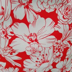 Forklde rd med hvide blomster