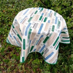 Rund voksdug 140 cm Grafik Gemma