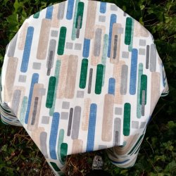 Rund voksdug 140 cm Grafik Gemma